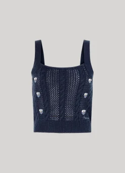 Women Pepe Jeans Floral Knit Top