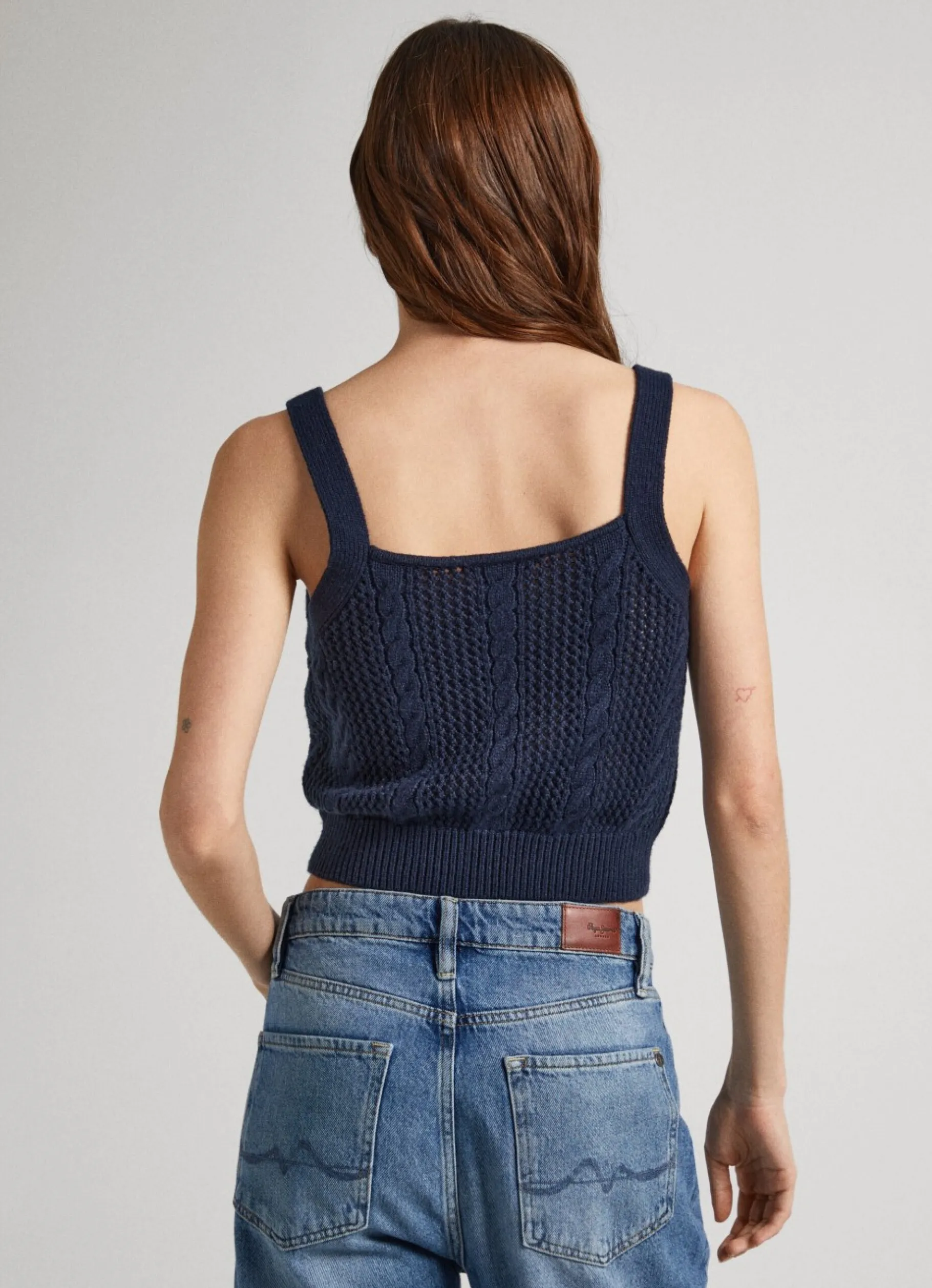 Women Pepe Jeans Floral Knit Top