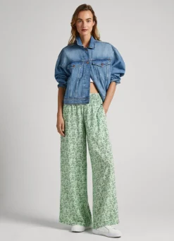 Women Pepe Jeans Floral Palazzo Trousers