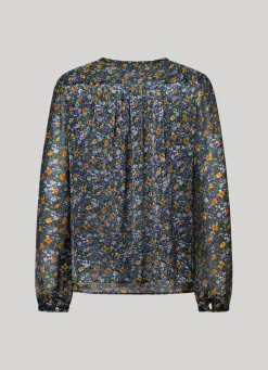 Women Pepe Jeans Floral Print Chiffon Blouse