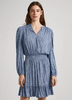 Women Pepe Jeans Floral Print Dobby Dress