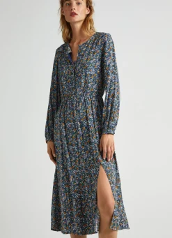 Women Pepe Jeans Floral Print Dobby Dress