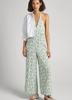 Women Pepe Jeans Floral Print Jumpsuit