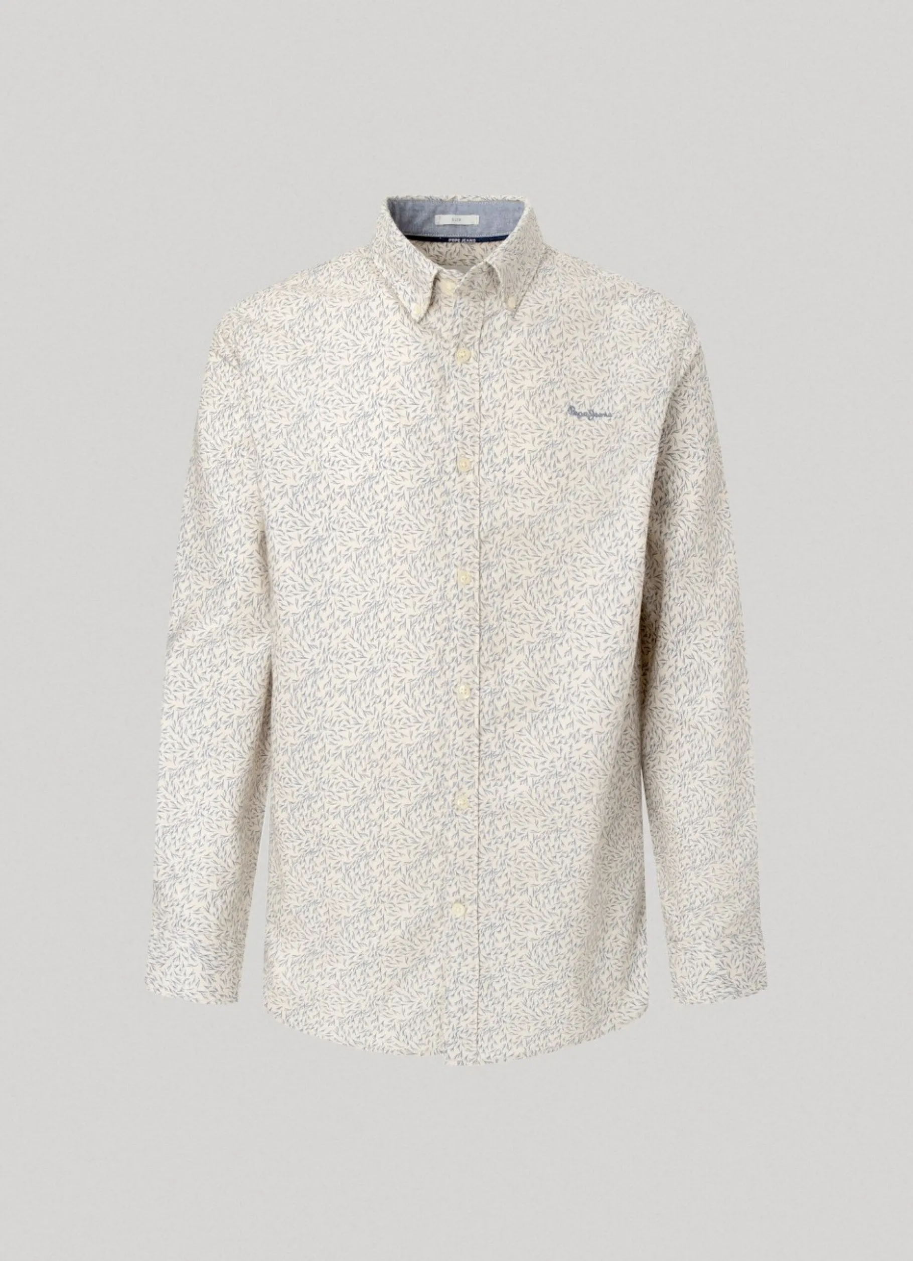 Men Pepe Jeans Floral Print Oxford Shirt