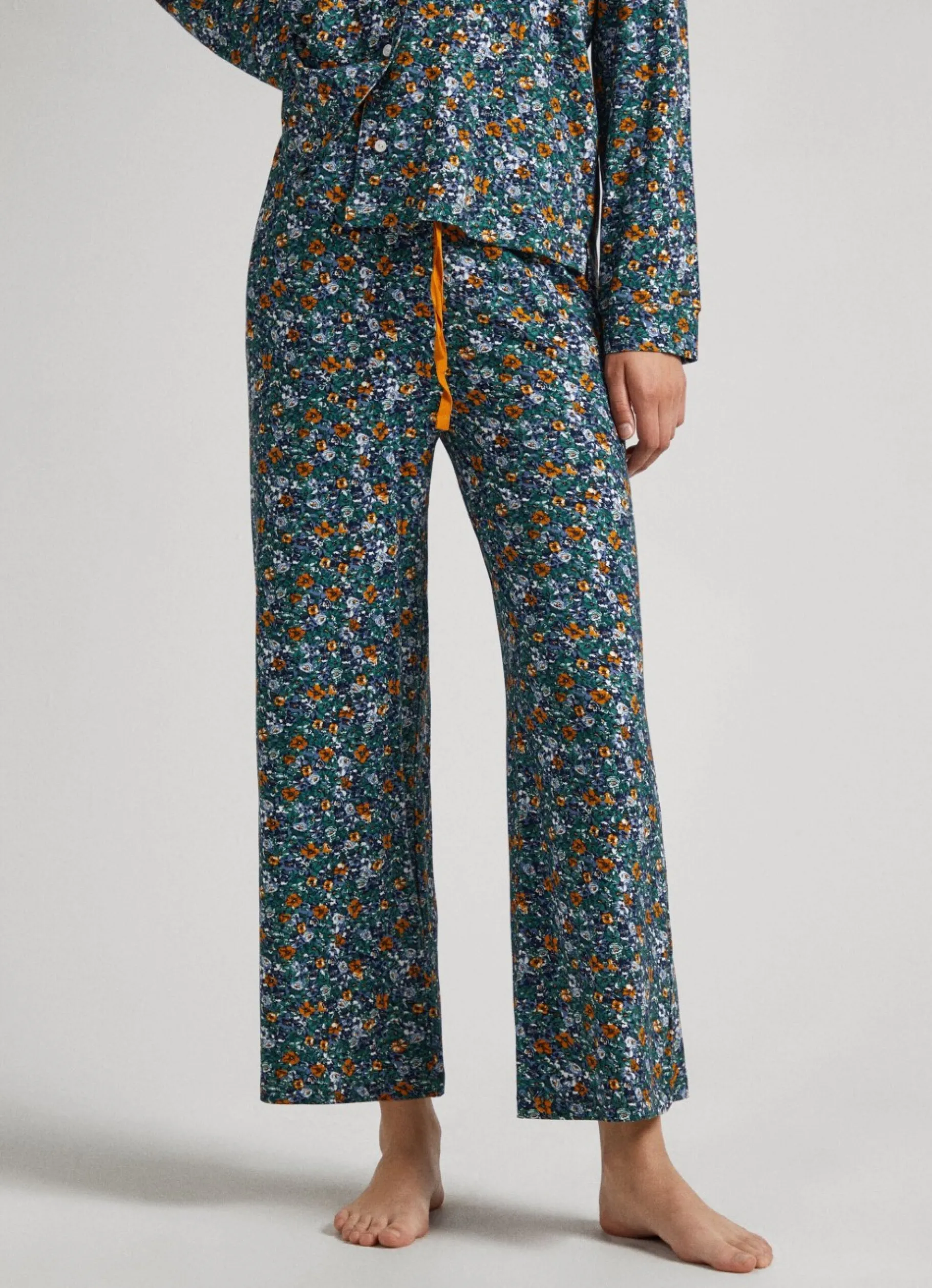 Women Pepe Jeans Floral Print Pajama Set