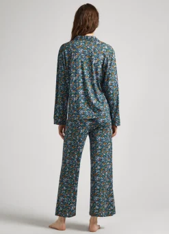 Women Pepe Jeans Floral Print Pajama Set