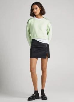 Women Pepe Jeans Floral Print Sweatshirt
