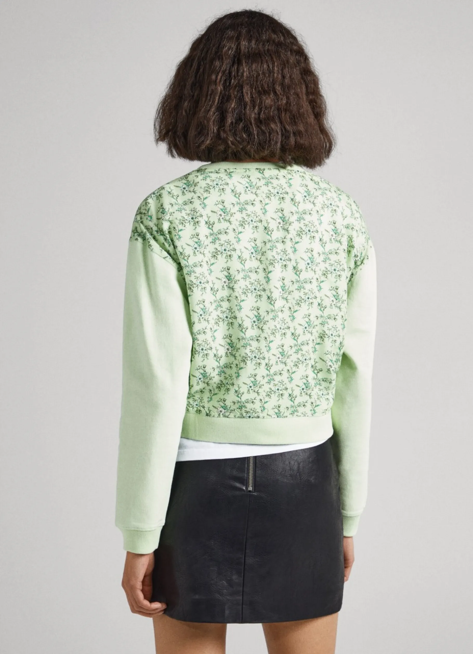 Women Pepe Jeans Floral Print Sweatshirt