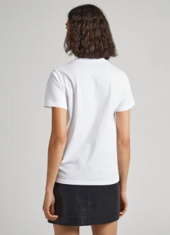 Women Pepe Jeans Floral Print T-Shirt