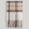 Women Pepe Jeans Fluid Fabric Check Scarf