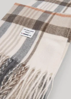 Women Pepe Jeans Fluid Fabric Check Scarf