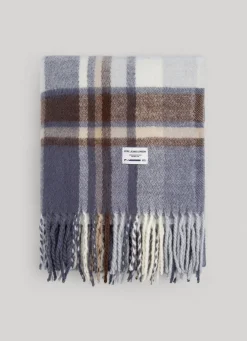 Women Pepe Jeans Fluid Fabric Check Scarf