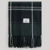 Women Pepe Jeans Fluid Fabric Check Scarf