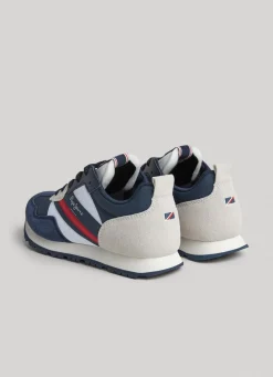 Boy Pepe Jeans Forest Print Combined Trainers