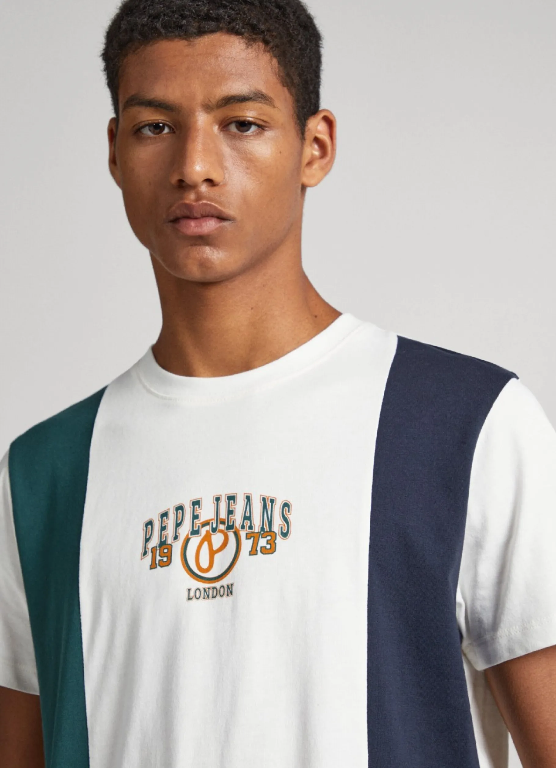 Men Pepe Jeans Front Panel T-Shirt