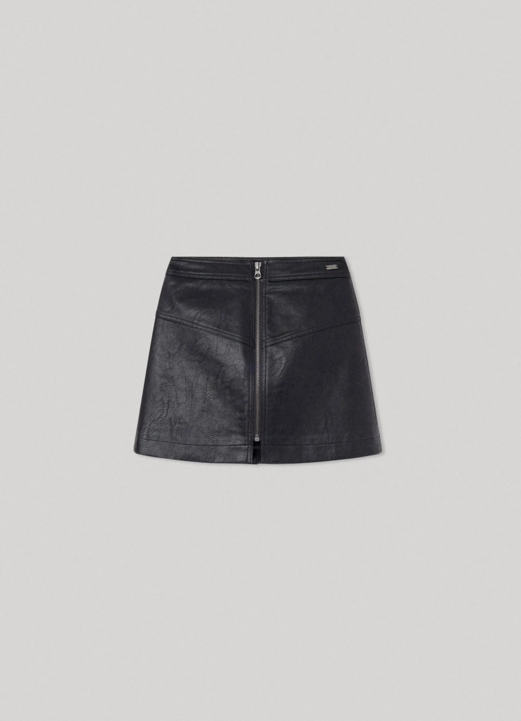 Girl Pepe Jeans Front Zip Skirt