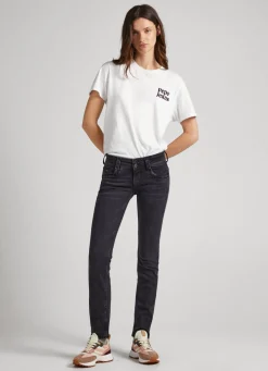 Women Pepe Jeans Gen Midrise Regular Fit Jeans