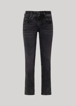 Women Pepe Jeans Gen Midrise Regular Fit Jeans