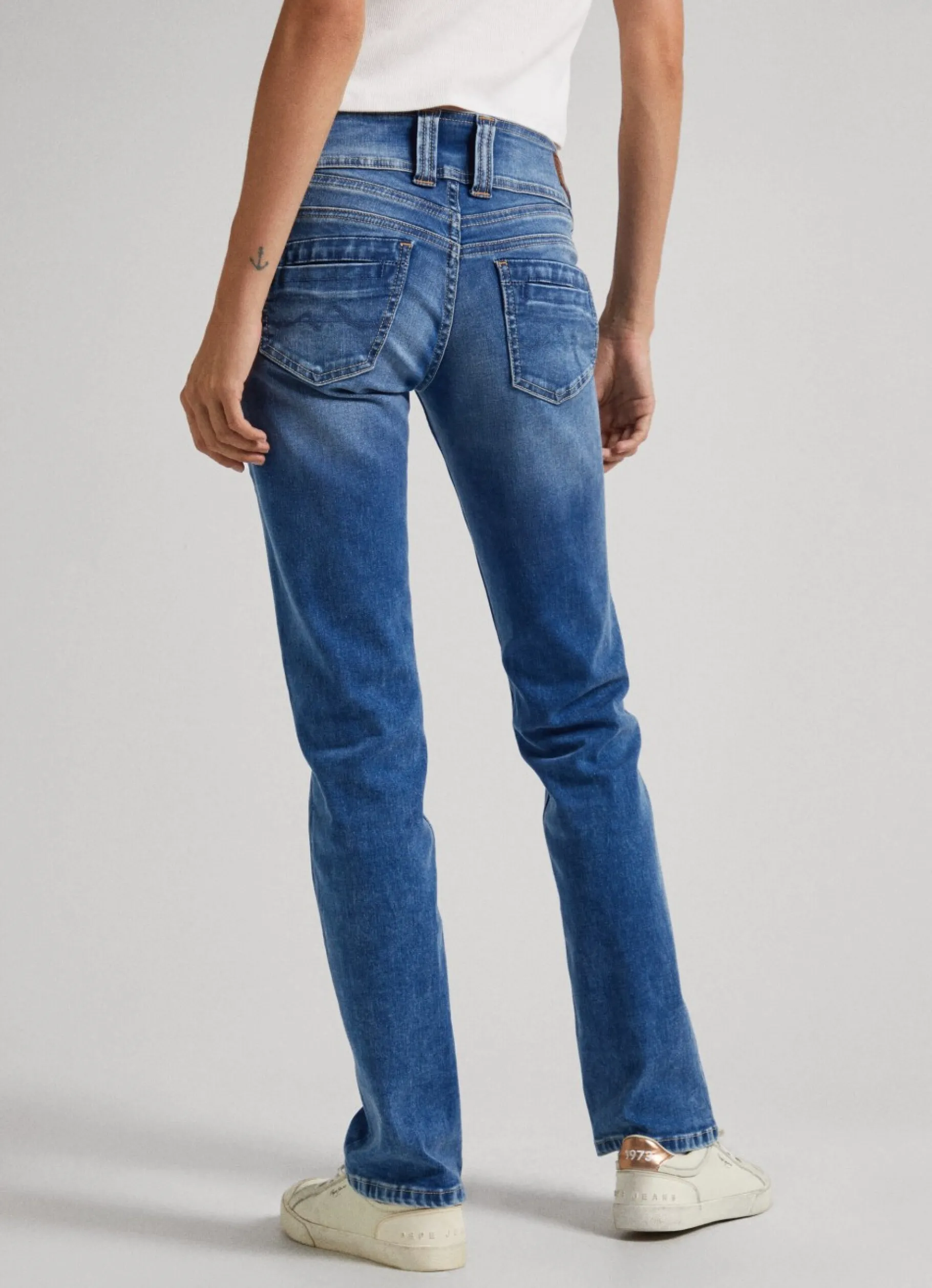 Women Pepe Jeans Gen Regular Fit Mid-Rise Jeans