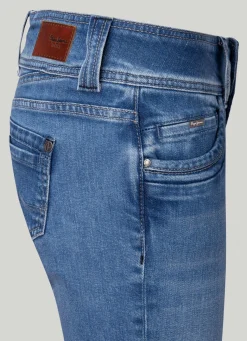 Women Pepe Jeans Gen Regular Fit Mid-Rise Jeans
