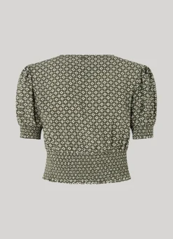 Women Pepe Jeans Geometric Print Blouse