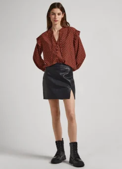 Women Pepe Jeans Geometric Print Blouse