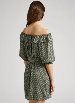 Women Pepe Jeans Geometric Print Dress