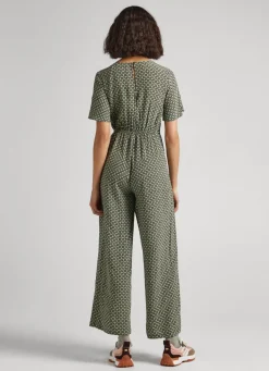 Women Pepe Jeans Geometric Print Jumpsuit