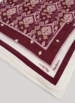 Women Pepe Jeans Geometric Print Scarf