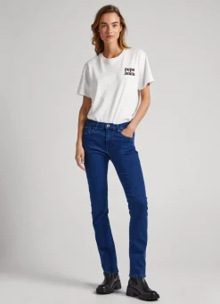 Women Pepe Jeans Grace Slim Fit High-Rise Jeans