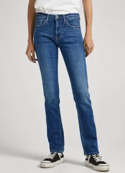 Women Pepe Jeans Grace Slim Fit High-Rise Jeans