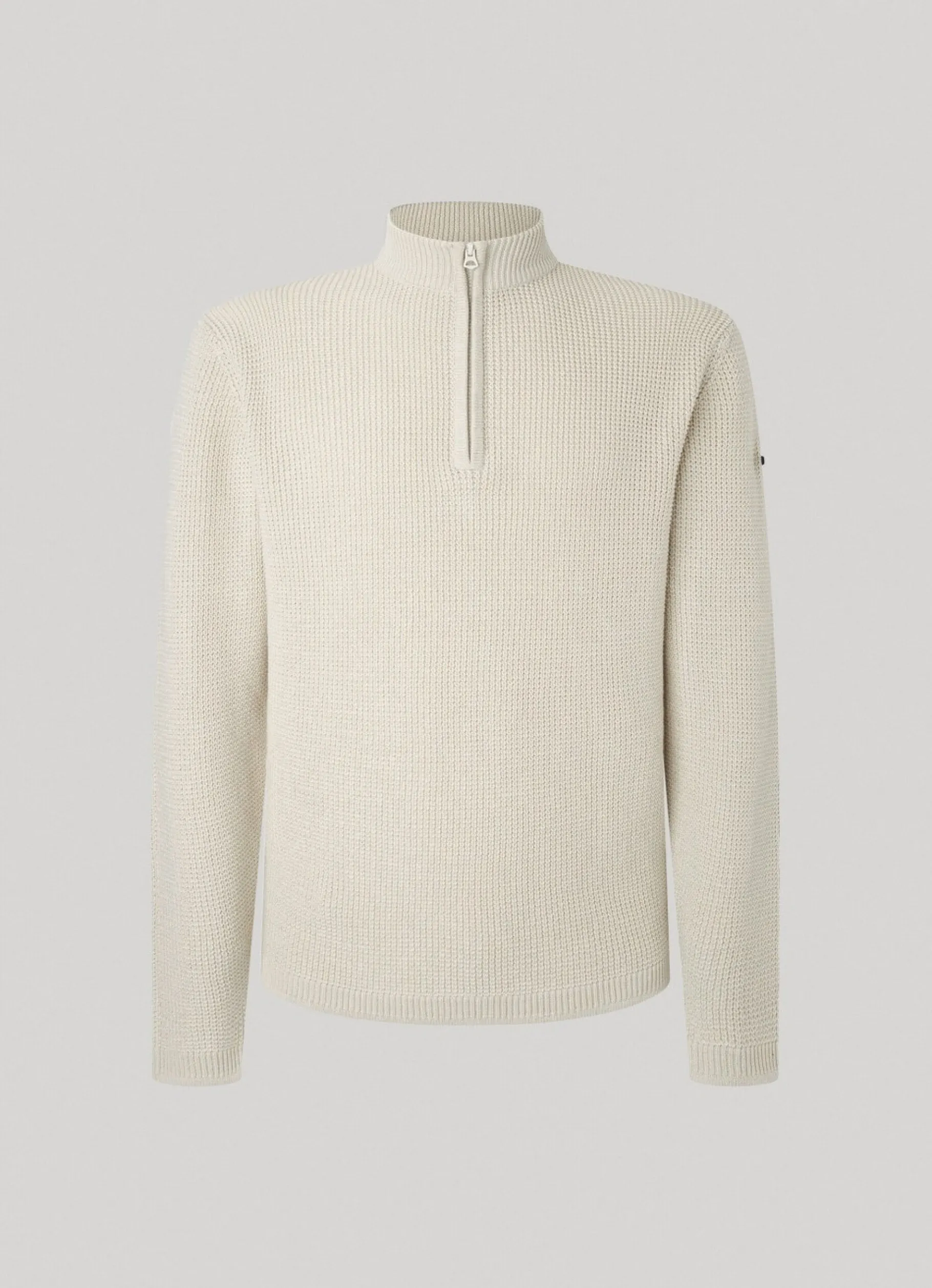 Men Pepe Jeans Half-Zip Cotton Jumper