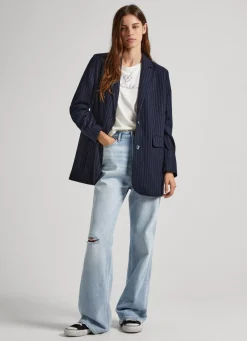 Women Pepe Jeans Harper Fit Flare High-Rise Jeans