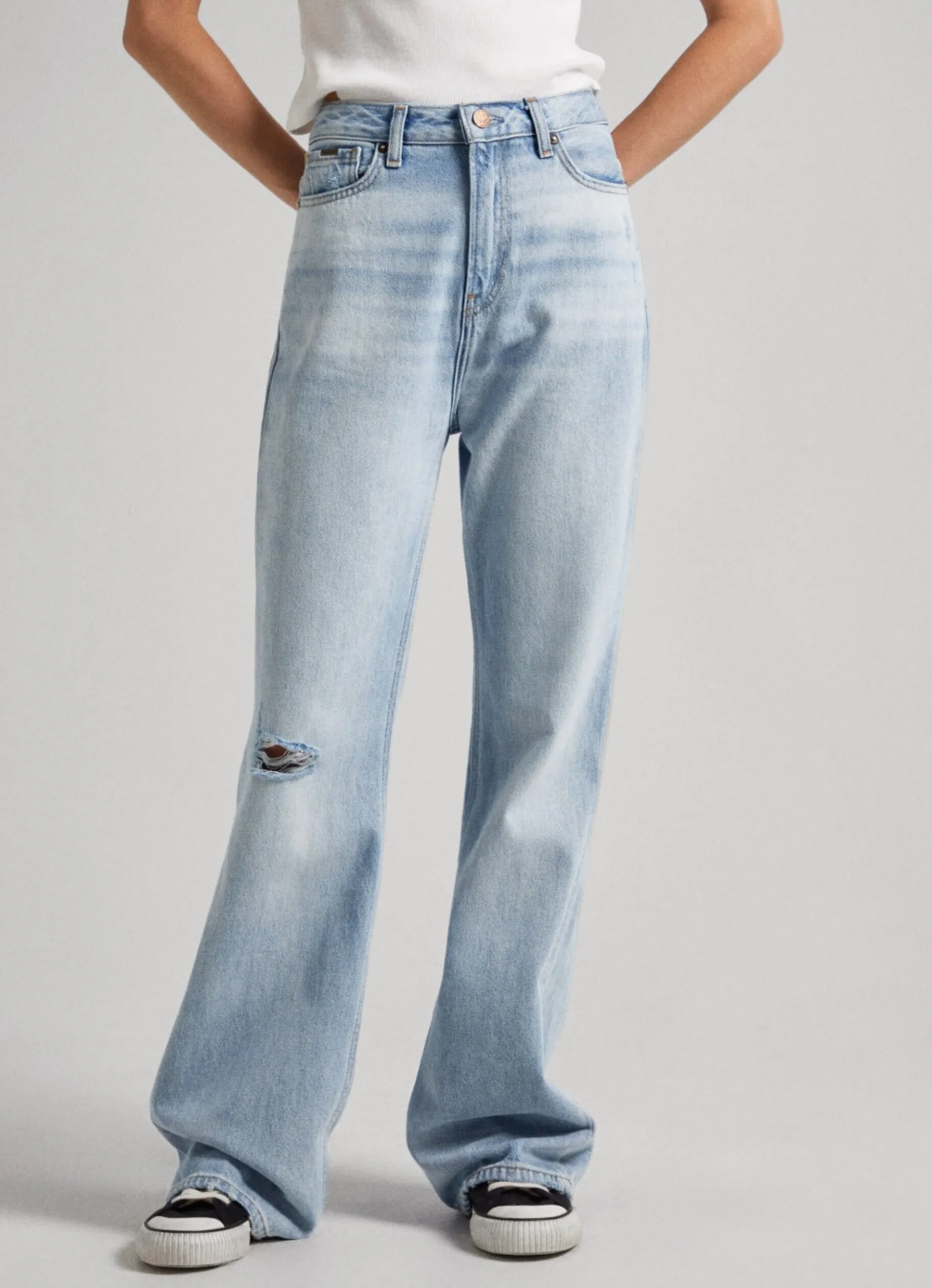 Women Pepe Jeans Harper Fit Flare High-Rise Jeans