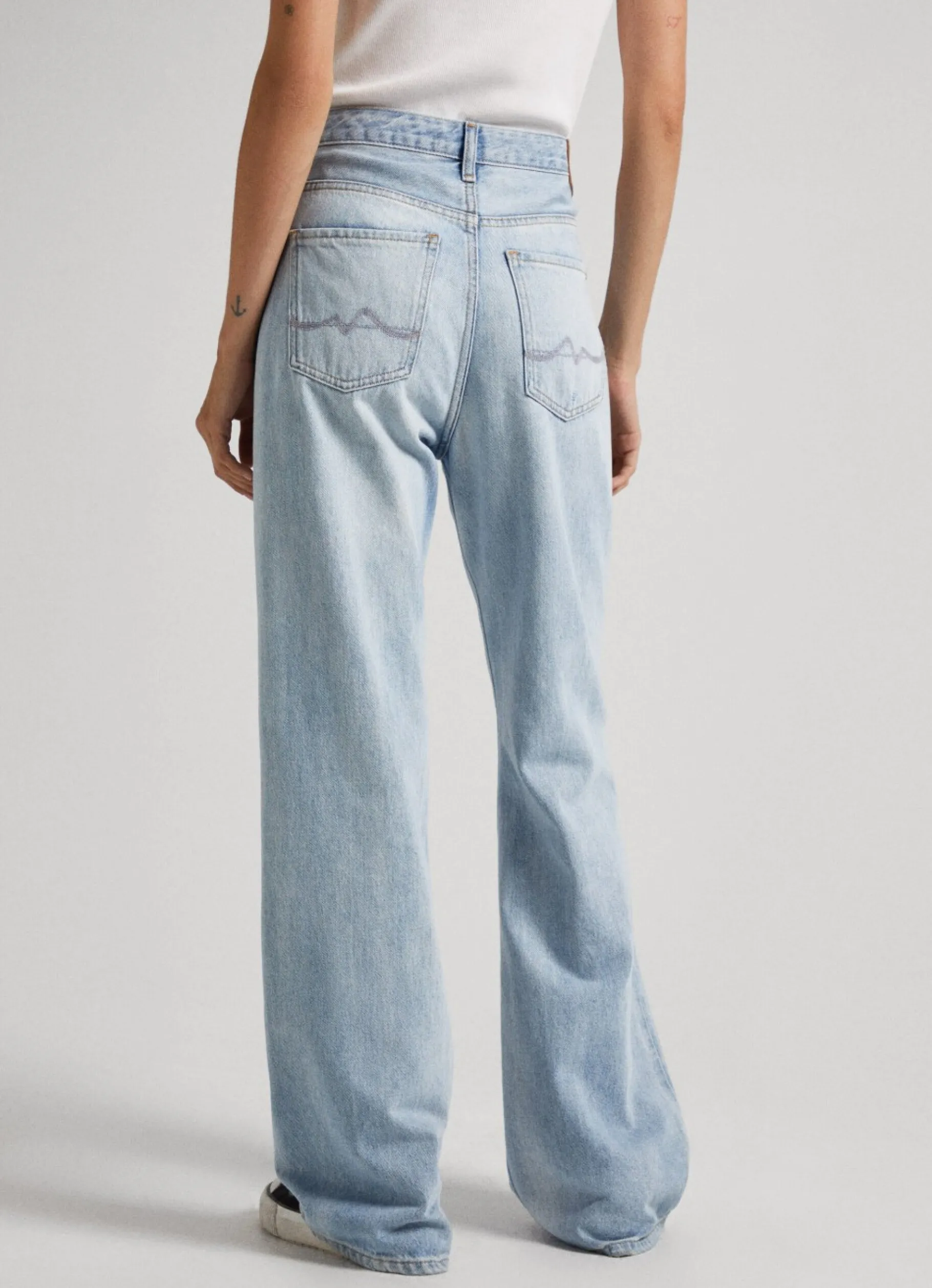 Women Pepe Jeans Harper Fit Flare High-Rise Jeans