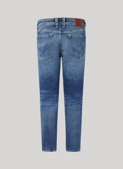 Men Pepe Jeans Hatch Regular Slim Fit Mid-Rise Jeans