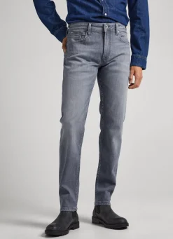 Men Pepe Jeans Hatch Regular Slim Fit Mid-Rise Jeans