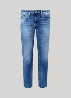 Men Pepe Jeans Hatch Slim Fit Low-Rise Jeans