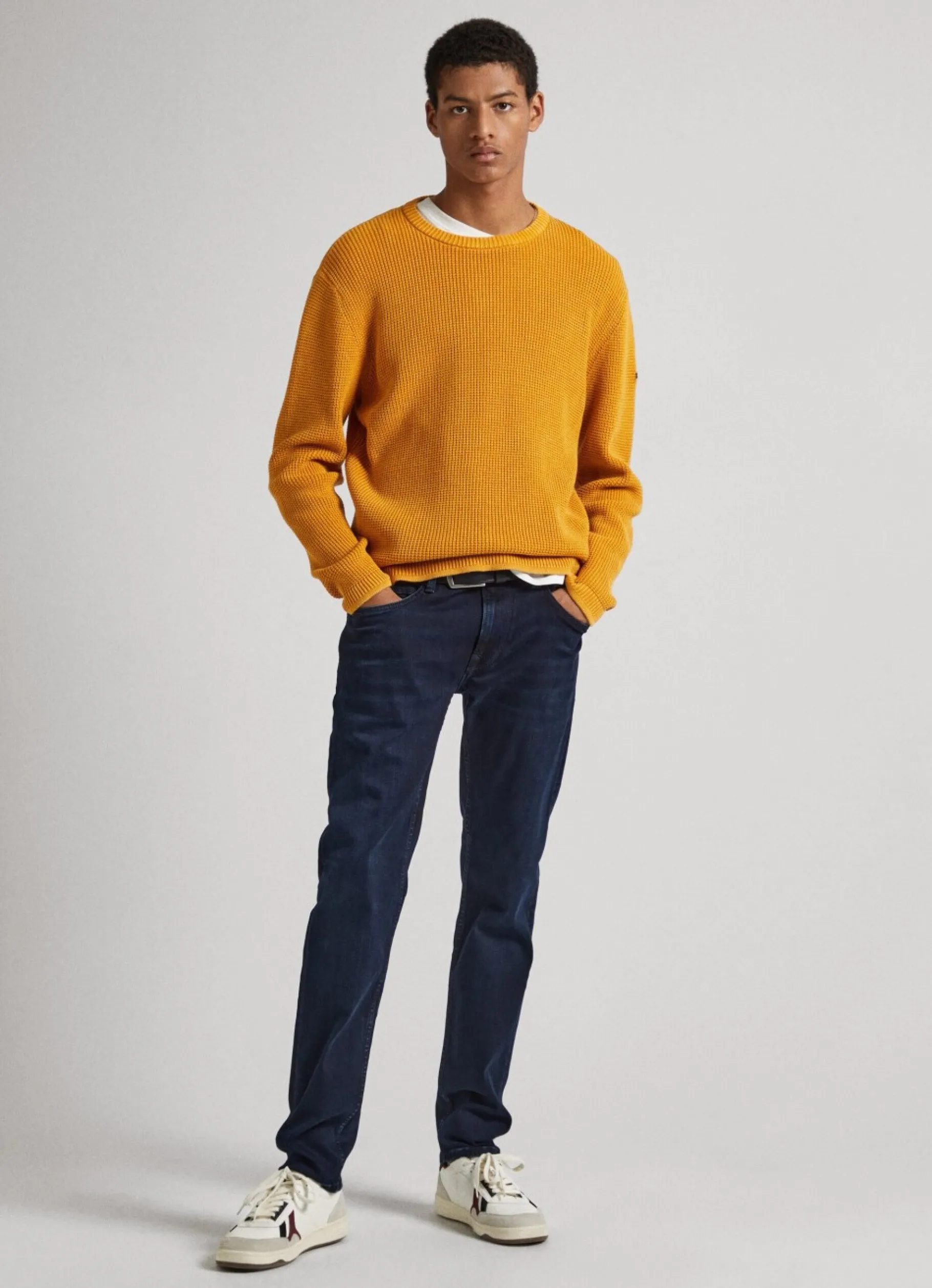 Men Pepe Jeans Hatch Slim Fit Mid-Rise Jeans