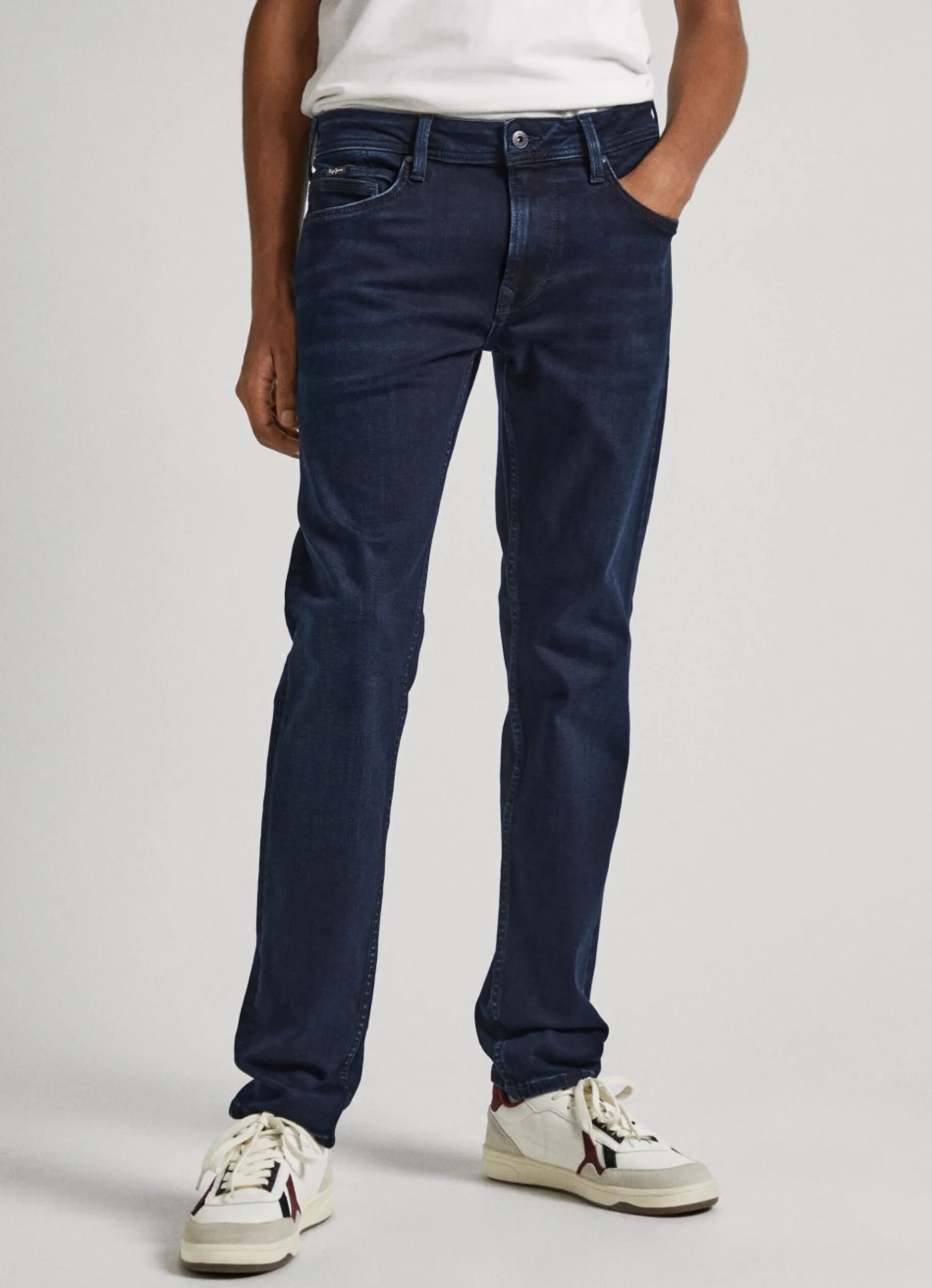 Men Pepe Jeans Hatch Slim Fit Mid-Rise Jeans