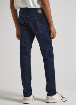 Men Pepe Jeans Hatch Slim Fit Mid-Rise Jeans