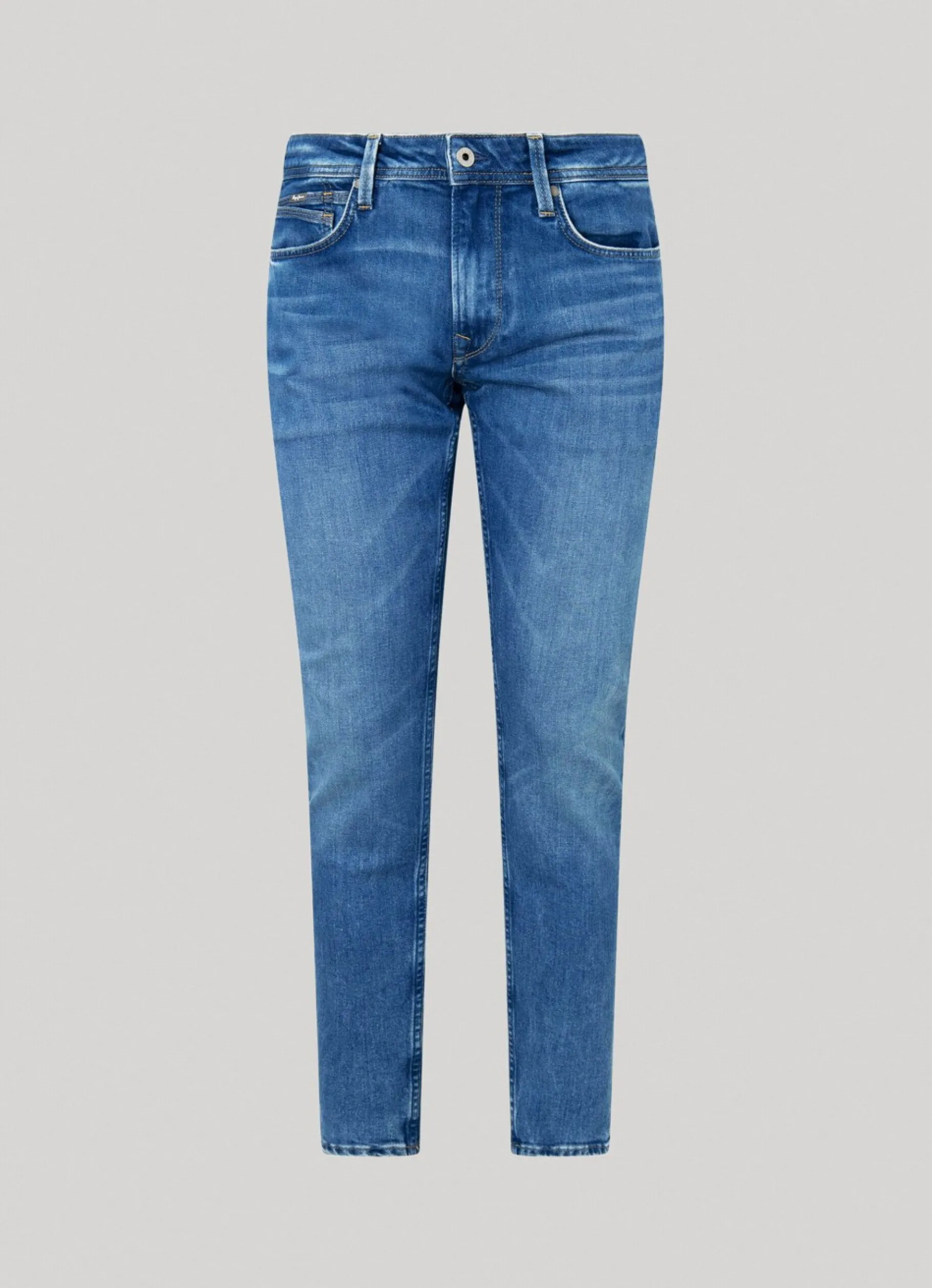 Men Pepe Jeans Hatch Slim Fit Mid-Rise Jeans