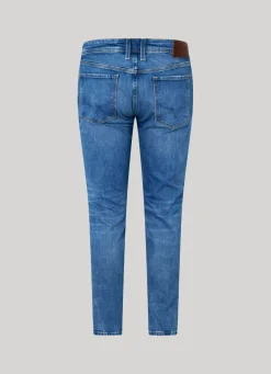 Men Pepe Jeans Hatch Slim Fit Mid-Rise Jeans