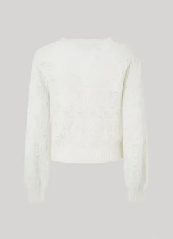 Women Pepe Jeans Hearts Openwork Knit
