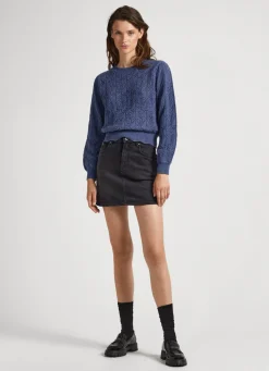 Women Pepe Jeans Hearts Openwork Knit