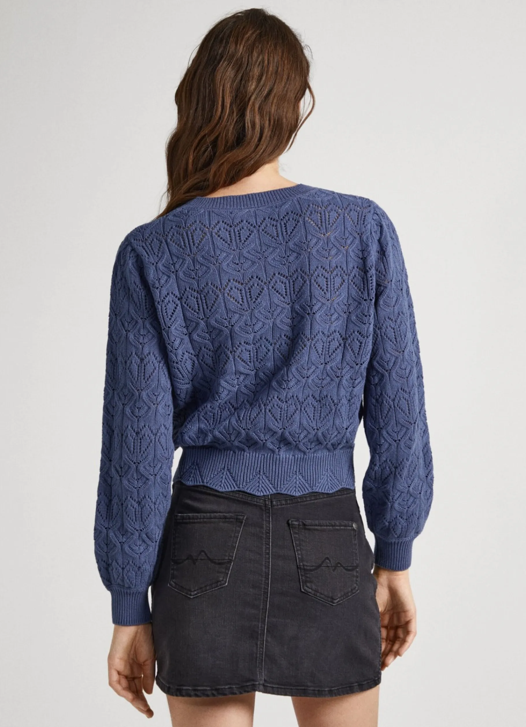 Women Pepe Jeans Hearts Openwork Knit