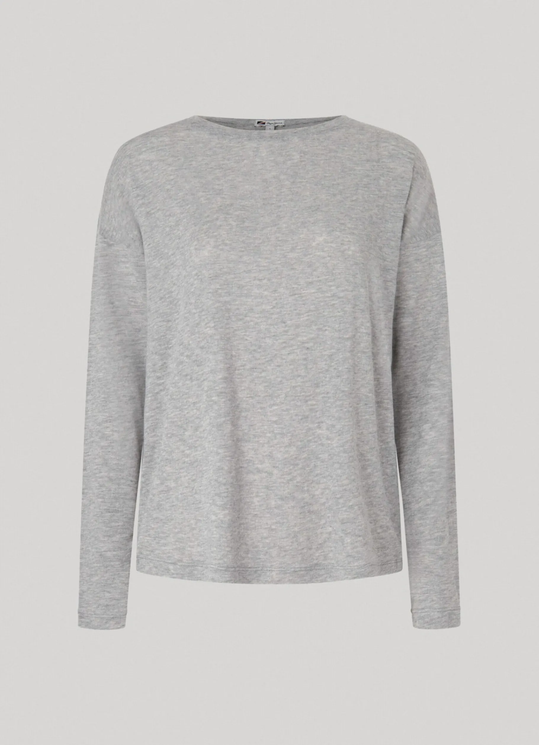 Women Pepe Jeans Heathered Long-Sleeve T-Shirt