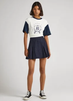 Women Pepe Jeans Heritage Logo T-Shirt