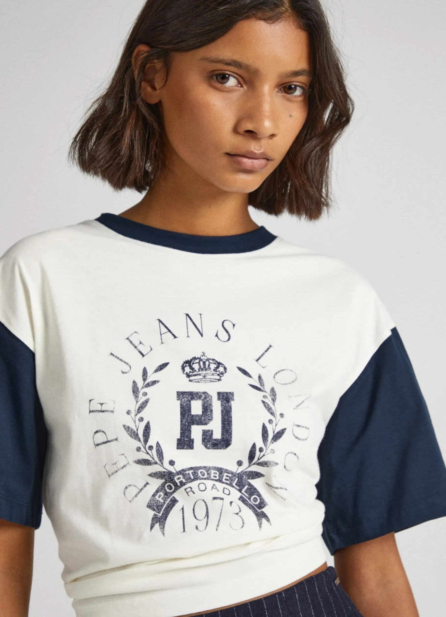 Women Pepe Jeans Heritage Logo T-Shirt