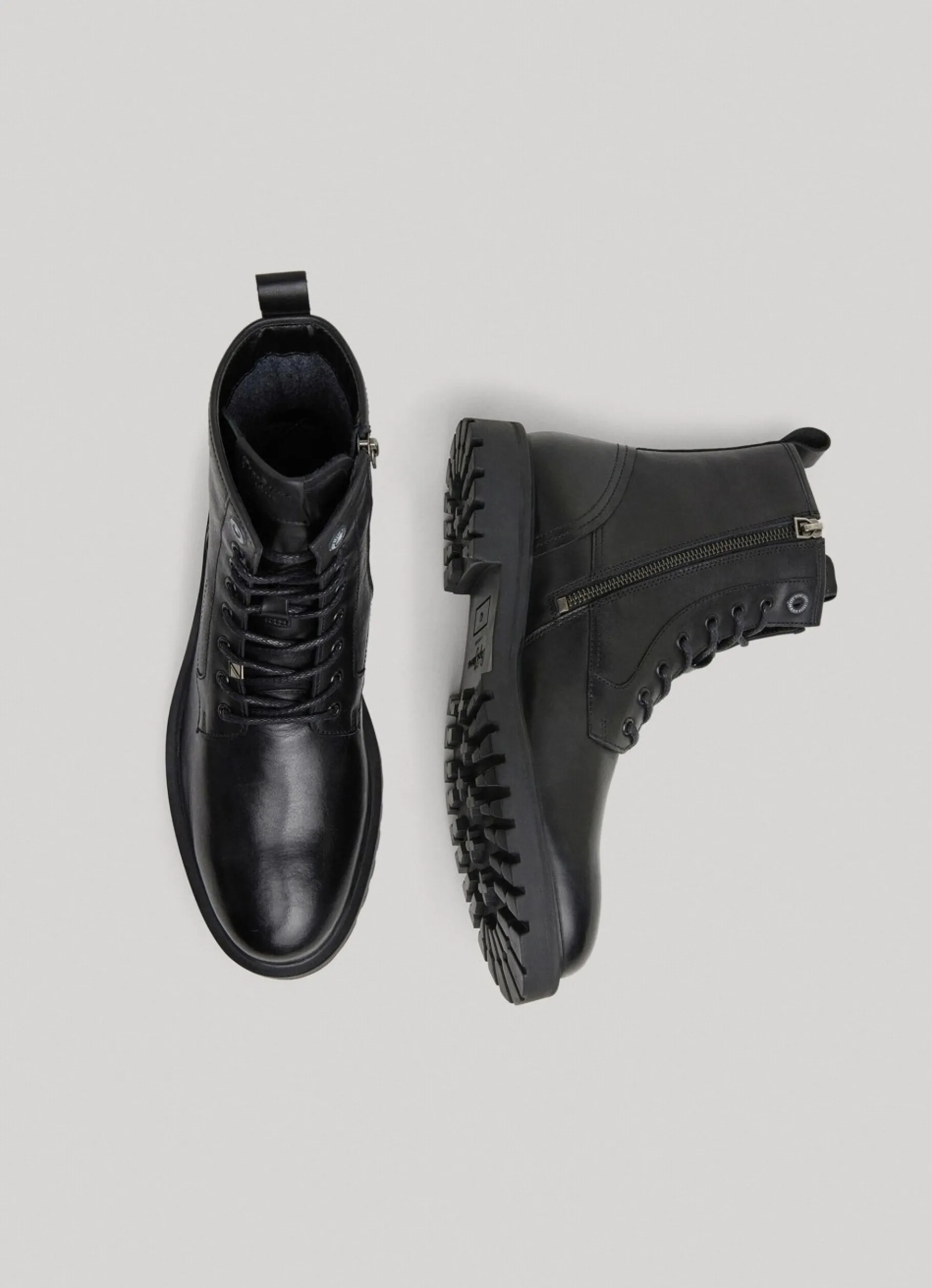 Men Pepe Jeans High Leather Boots
